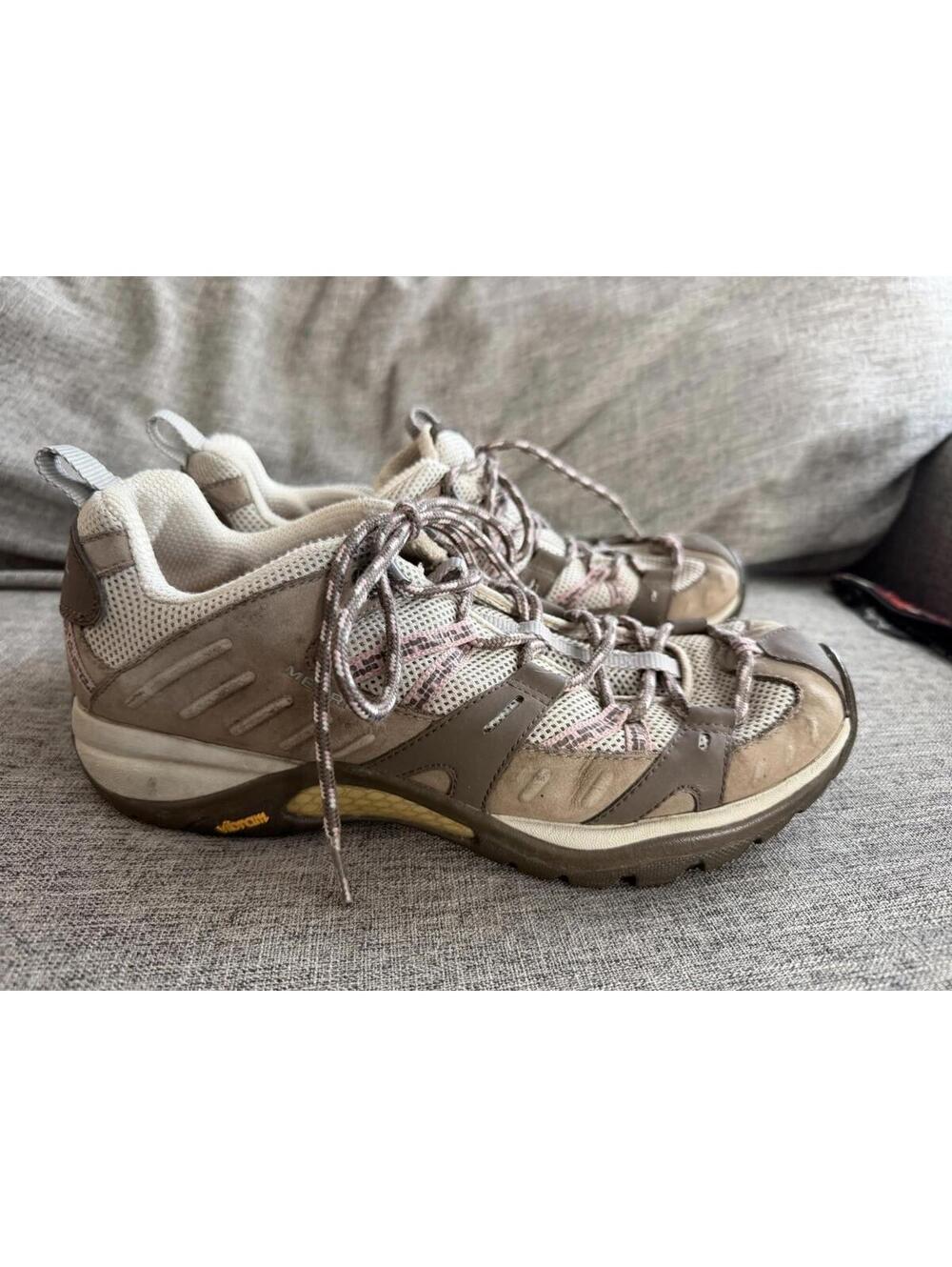Merrell Siren Sport Trail Shoes Elephant Pink Womens 9.5 Outdoor Hiking Low Top